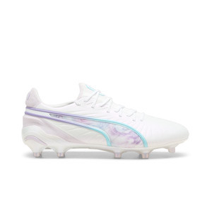 Puma King Ultimate Brilliance FG/AG Wn's - Botas de fútbol para mujer Puma FG/AG para césped natural o artificial - blancas