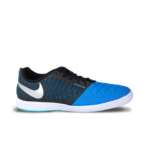 Nike Lunar Gato II - Zapatillas de fútbol sala de piel Nike suela lisa IC - azules