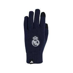 Guantes adidas Real Madrid - Guantes térmicos adidas del Real Madrid - azul marino
